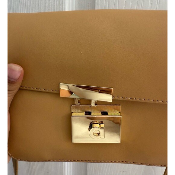 Aarikka Helle  women's Cream Tan leather Shoulder crossbody Bag - Picture 10 of 12